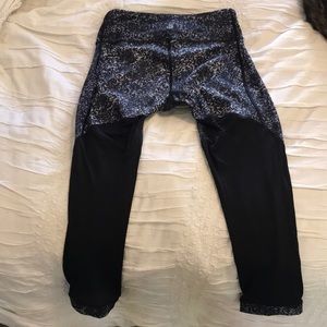 FINAL PRICE! Lululemon Cropped Mesh Legging